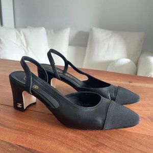 Chanel Slingback Pumps Size 39